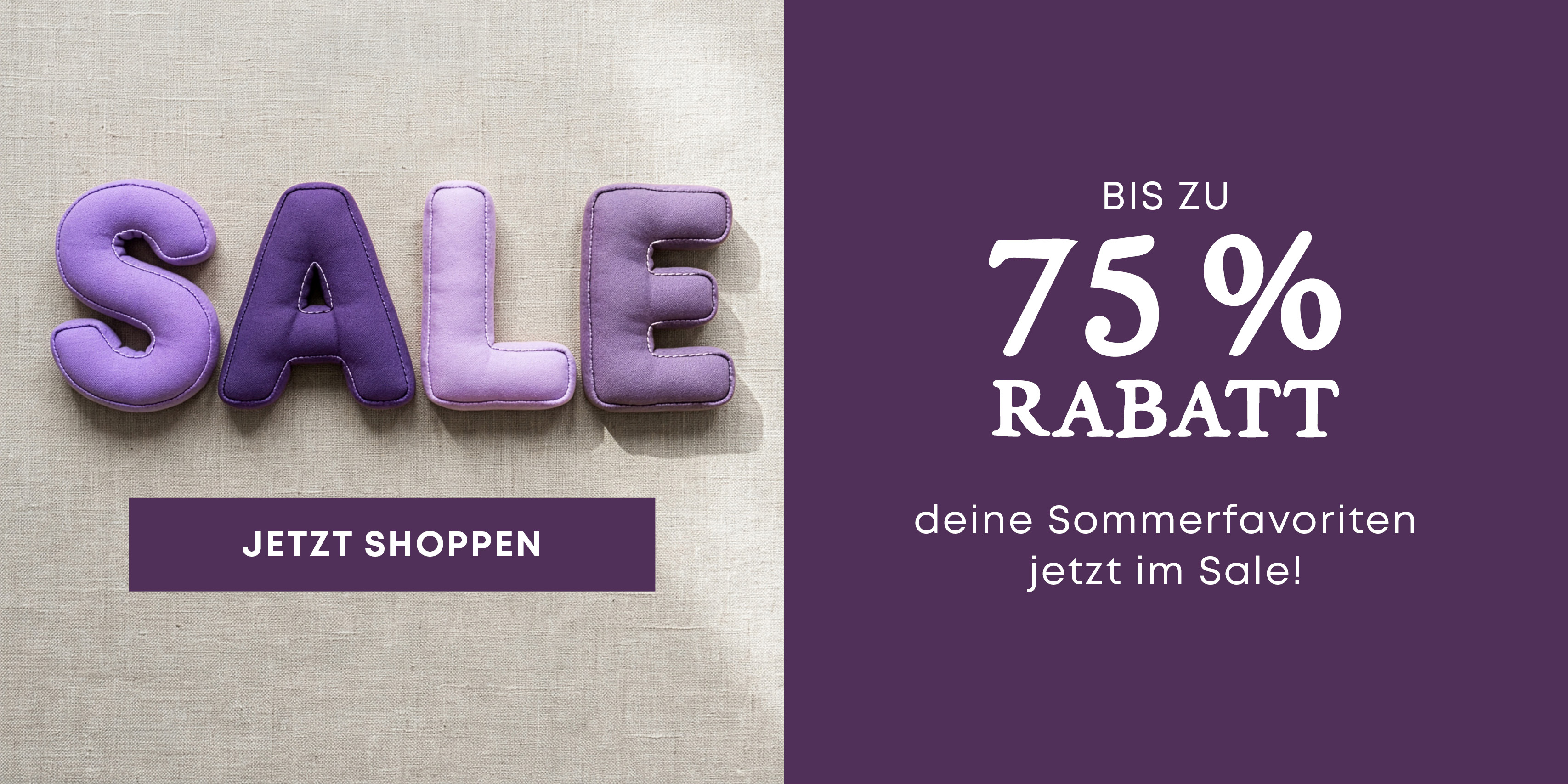 Das Bild des Sales für die Homepage.