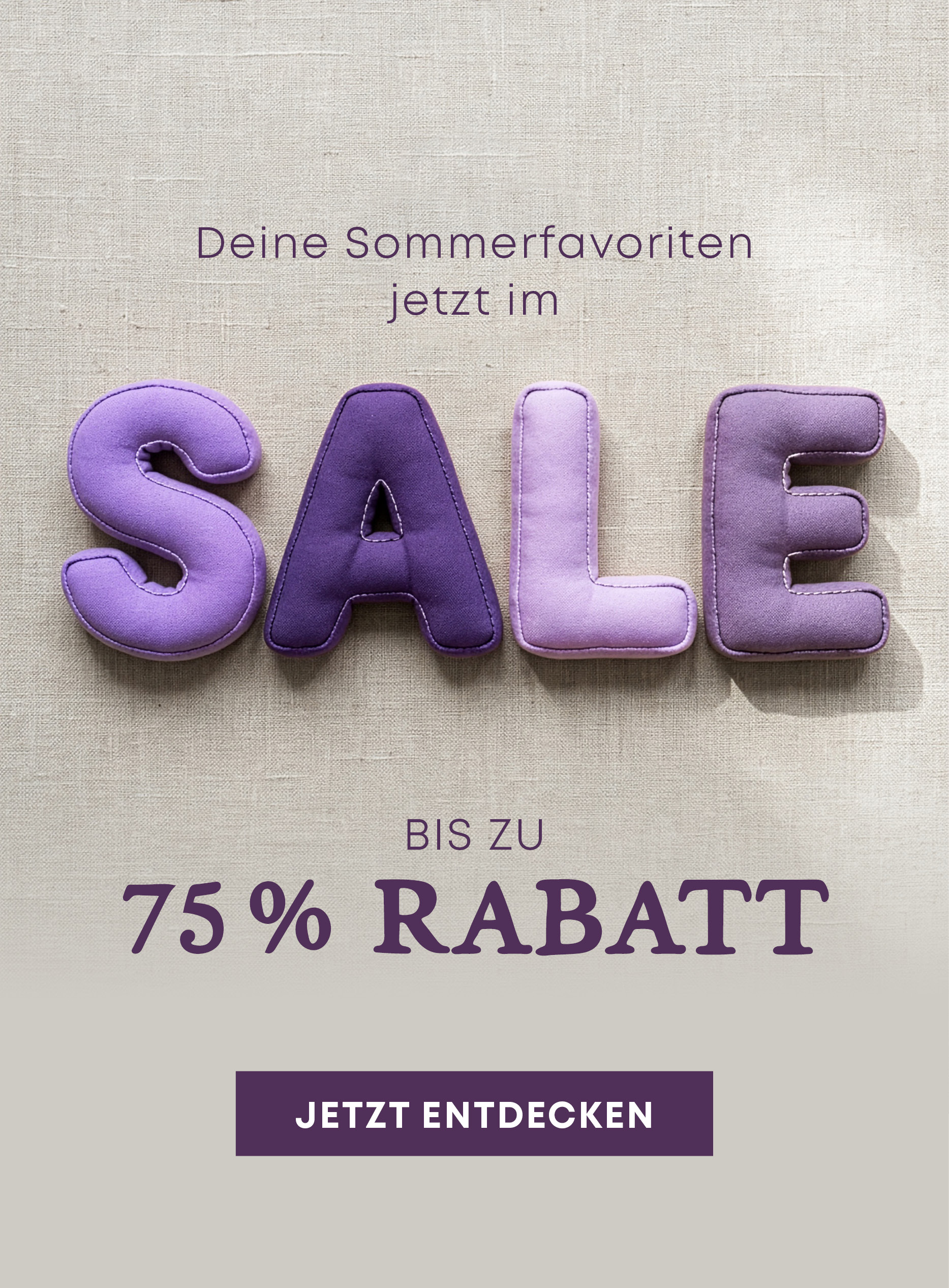 Das Bild des Sales für die Homepage.