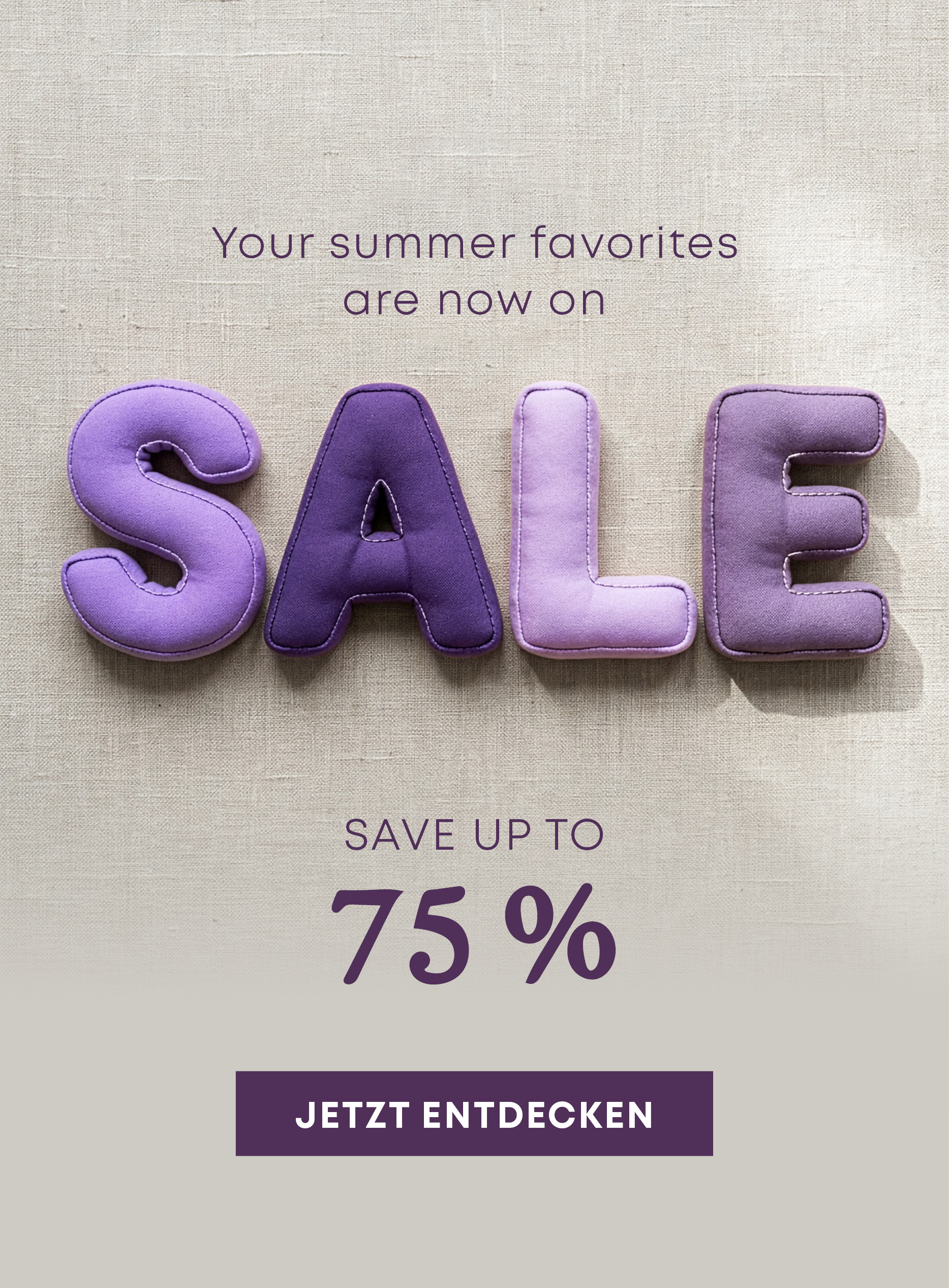 The image of the sale slider for the homepage.